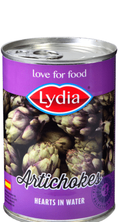 LYDIA Artisjokkenharten in water Spaans   425ml