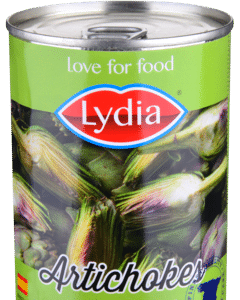LYDIA Kwarten Artisjokkenh. in water Spaans   425ml
