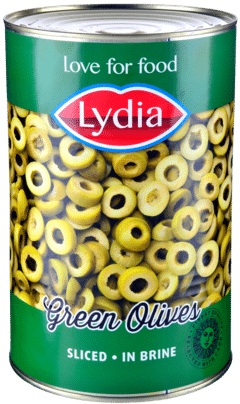 031200 LYDIA Olijvenschijfjes groen 4250ml - Afbeelding 1