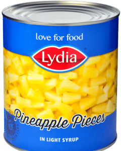 LYDIA Ananasstukken pizzacuts   3100ml