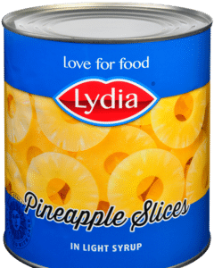 LYDIA Ananasschijven op lichte siroop   3100ml