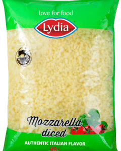 LYDIA Mozzarella blokjes 40% (diced) Halal   2kg