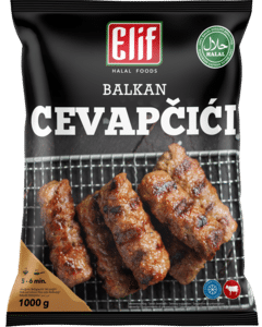 ELIF Ćevapčići Kebab rolletjes Halal DV   1kg