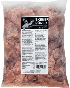 Döner Kebab Kalf Handgesneden Halal DV   2,5kg