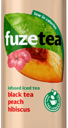 FUZE TEA Black tea Peach Hibiscus   24x0,33L SLEEKCAN (S)