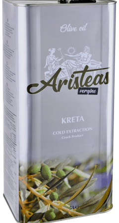 ARISTEAS Kreta Gr. Olijfolie Vergine P.D.O.   5L-CAN