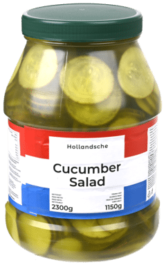 453805 HOLLANDSCHE Komkommer schijfjes 2300g - Afbeelding 1