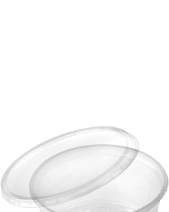 Sausbakjes + deksel 50cc transp.pet COMBI   10x100st