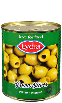 453805 LYDIA Olijven Groen z.pit KLEIN 850ml - Afbeelding 1