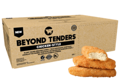86003 Beyond Tenders Chicken-Style Vegan 100x40gr 4kg - Afbeelding 1